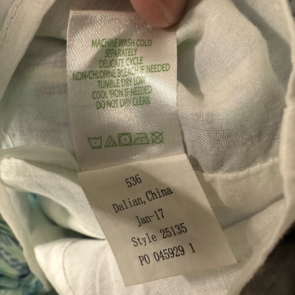 Lilly Pulitzer Mila Shift Indigo Sunset Preppy Coastal spring summer vacation - Picture 7 of 7